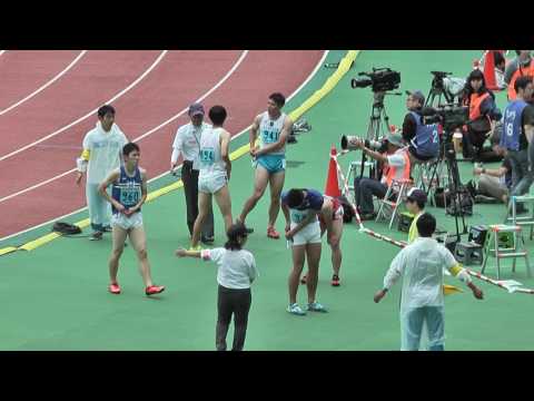 H29　関カレ　男子3部　100m　2組