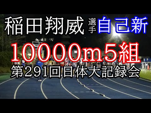 10000m5組　第291回日体大長距離競技会　#コトブキヤ　#稲田翔威