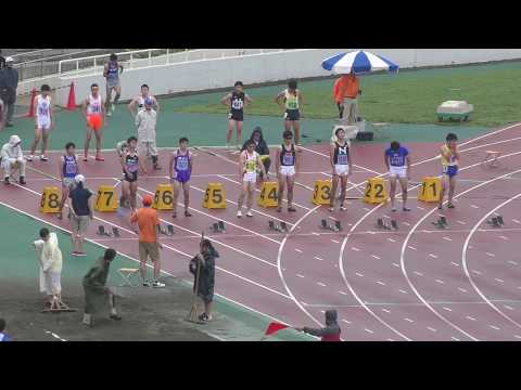 H30　千葉県選手権　男子100m　準決勝2組