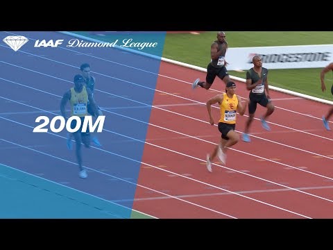 Michael Norman 19.84 Wins Men&#039;s 200m - IAAF Diamond League Paris 2018