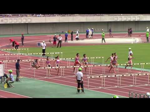 2016 日本インカレ陸上 女子100mH予選4