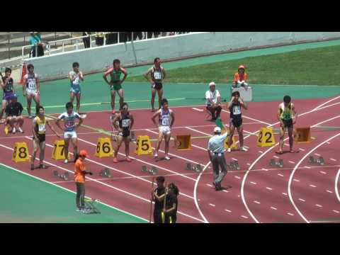 H29　千葉県選手権　男子100m　予選5組