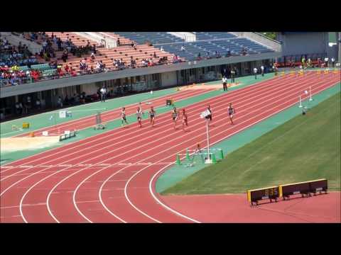 100m男子（予選3組2着＋2）～愛媛県高校総体2017・陸上競技～