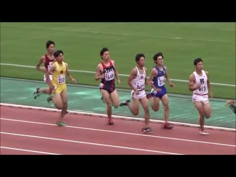 2018関西学生新人陸上競技選手権大会　男子800ｍ予選5組