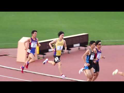[4k]市村朋樹選手が好記録　男子5000m　タイム決勝　4組　東日本実業団陸上　2022年5月15日(日)