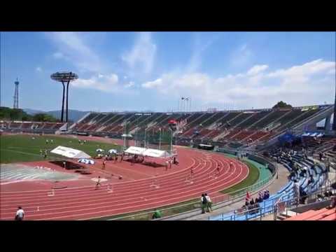 400mハードル女子　予選2組目　～愛媛県高校総体2017・陸上競技～
