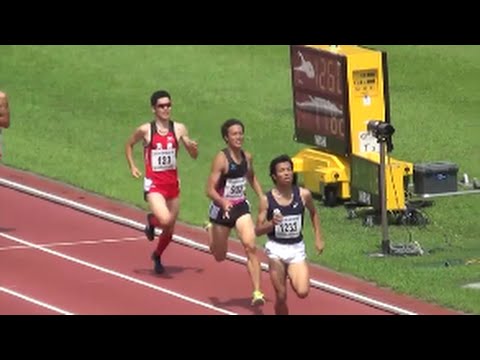 関東陸上競技選手権2016 男子800m予選2組