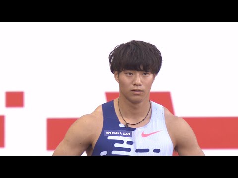 【第108回日本選手権】男子 100ｍ 準決勝2組