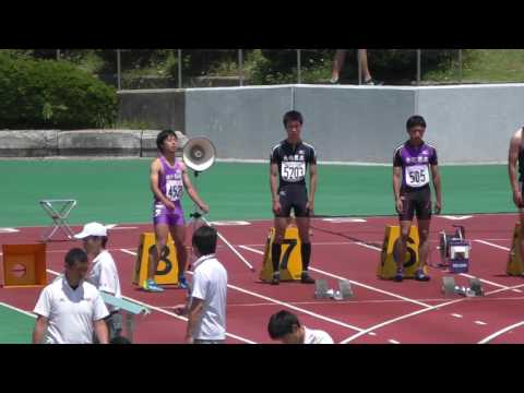 2017 秋田県陸上競技選手権 男子 100m 予選5組