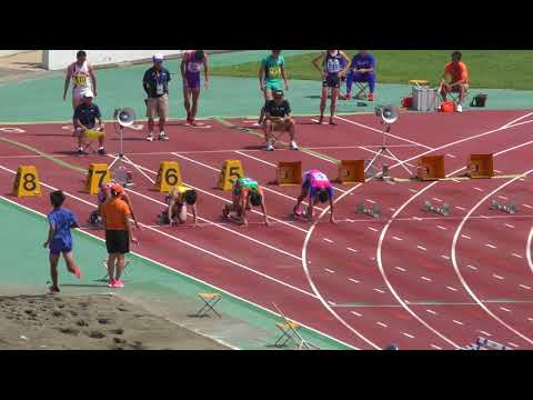 H30　千葉県国体最終　少年A男子100m　予選2組