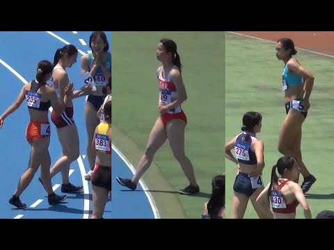 林・伊藤・高橋 準決勝 女子100mH 日本学生個人陸上2024