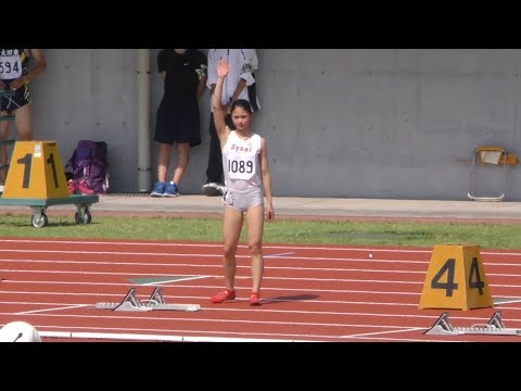 奥村ユリ 20170520 群馬県高校総体陸上 女子200m 決勝 群馬県高校新記録24.25