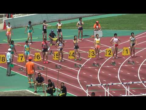 H29　千葉県選手権　女子100mH　準決勝1組