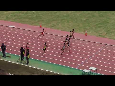 2018 第1回県記録会 中学女子100m14組