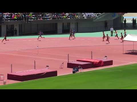 18年6月2日熊本県高校総体　男子4x100m予選1組