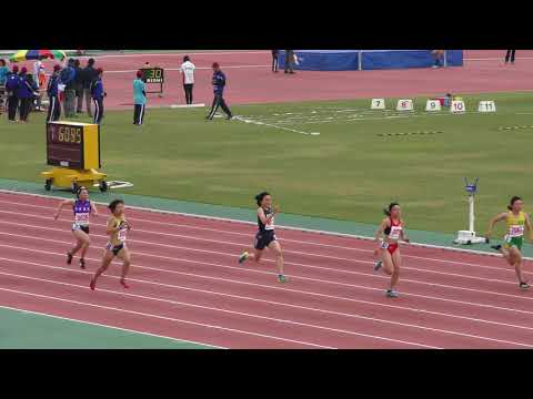 2018 東北高校陸上 女子 200m 予選5組