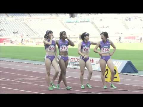 女子4×100mR 決勝 第99回日本選手権リレー