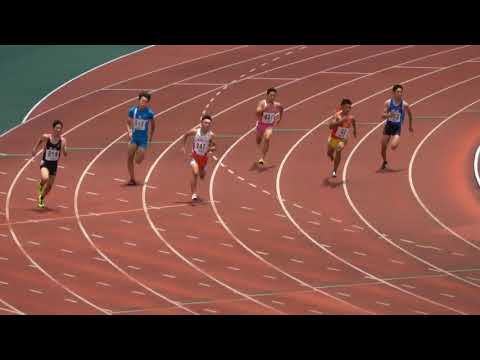 2018全国高校総体陸上南九州大会（沖縄）男子200m予選3組