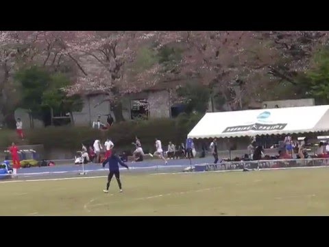 【中大陸上部】280410日体対抗400m4組椿49.45