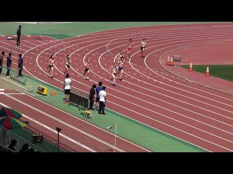 2018 茨城県高校総体陸上 女子400m準決勝1組