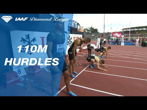 Sergey Shubenkov 12.95 Wins Men&#039;s 110m Hurdles - IAAF Diamond League Lausanne 2018