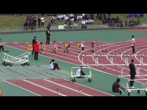 2017大阪インカレ　女子　100mH 予選　第3組