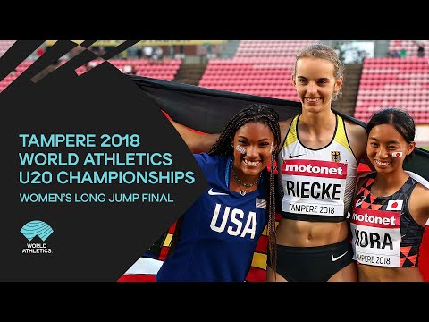 Women&#039;s Long Jump Final - World Athletics U20 Championships Tampere 2018