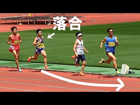 落合晃 日本記録出るか GP男子800m 静岡国際陸上2025
