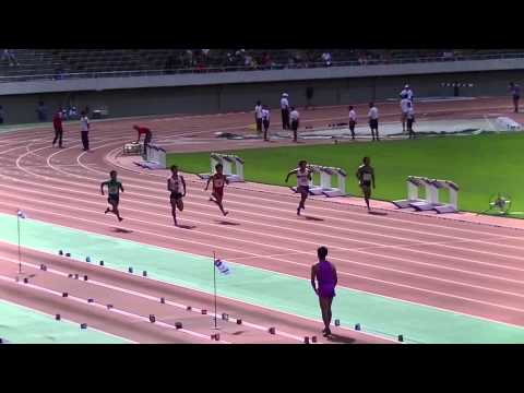 2015中国五県 男子100m予選3組