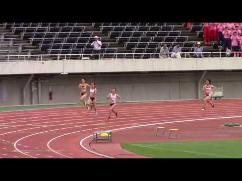 2017 西日本インカレ陸上 女子400m 予選1～8