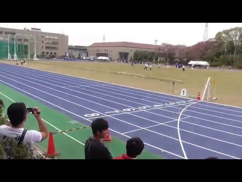 【中大陸上部】280410日体対抗200m1組 諏訪20.93谷口21.45鈴木康平21.49(−0.4)