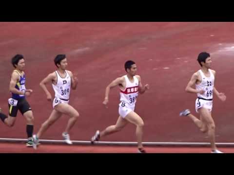 第81回京都学生陸上競技対校選手権大会　男子800ｍ予選1組