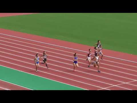 第51回全国高等専門学校体育大会陸上競技　女子100m　予選第1組　2016/8/25