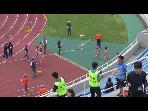 H30　千葉県高校総体　女子4x100mR決勝　46秒28 大会新記録　市立船橋