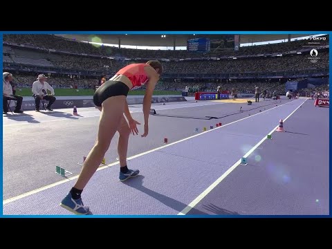 【陸上女子】日本人初の五輪出場 森本麻里子 決勝進出ならず｜パリオリンピック 陸上女子三段跳び予選