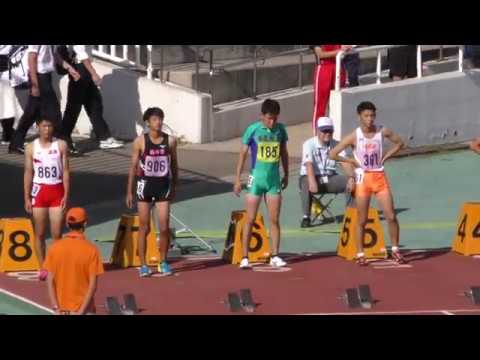 H30　千葉県高校新人　男子110mH　準決勝2組