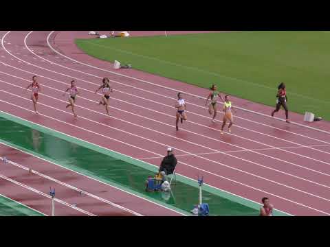 女子400m予選2組　U20日本選手権 R01