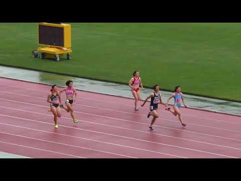 2018 東北陸上競技選手権 女子 200m 予選2組