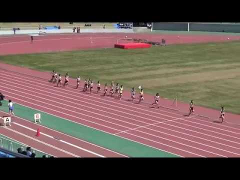 2019 県記録会 中学女子1500mタイムレース1組