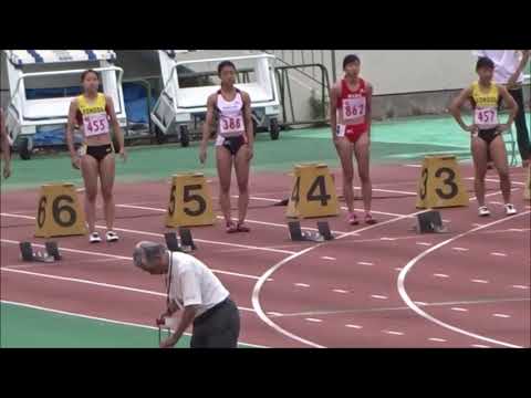 2018関西学生新人陸上競技選手権大会　女子100ｍ準決勝3組