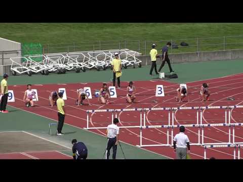 2017 関東学生新人陸上 女子 100mH 予選4組