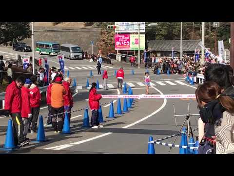 第69回岡崎市民駅伝競走大会 高校女子の部 1位 光ヶ丘女子高校A フィニッシュ 2018/1/21