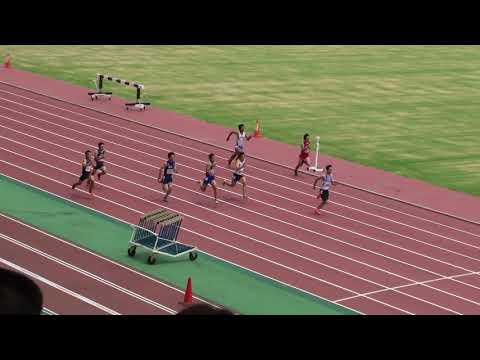 2018 茨城県高校個人選手権 男子100m予選4組