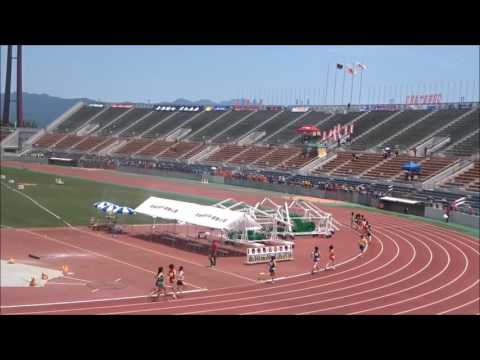 3000m女子 ’決勝’ 、中村優希（八幡浜）’9分37秒80’～愛媛県高校総体2017・陸上競技～