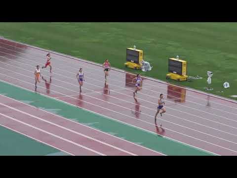 H30　千葉県選手権　女子七種競技200m　1組