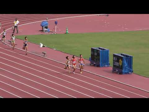 少年女子800m予選2組　茨城国体