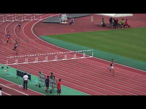 男400mH 決勝　2017福岡県高校新人陸上
