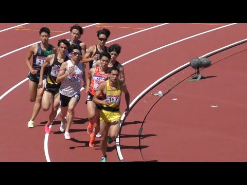 予選 男子800m 日本選手権陸上2023