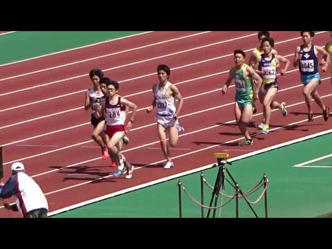 2018年 兵庫陸上競技春季記録会　男子 800ｍ 8組
