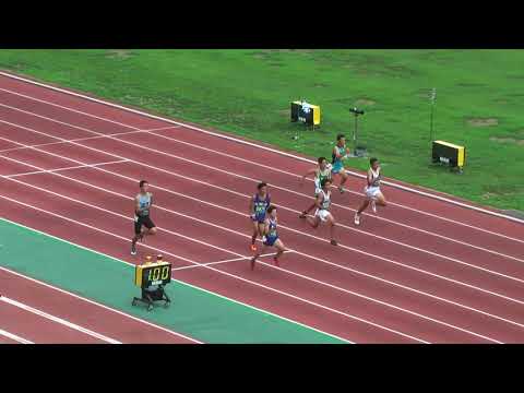 H29　千葉県ｼﾞｭﾆｱｵﾘﾝﾋﾟｯｸ最終選考　B男子100m　予選2組